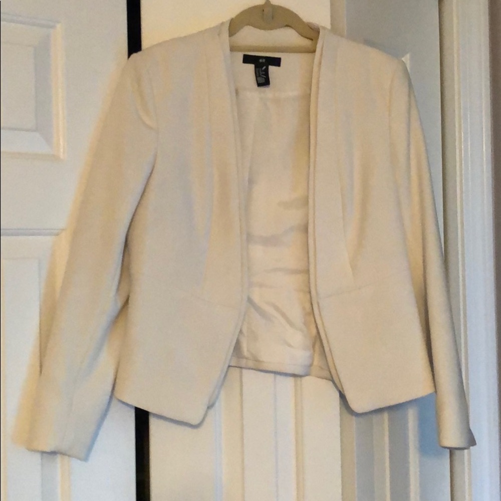 Cream blazer